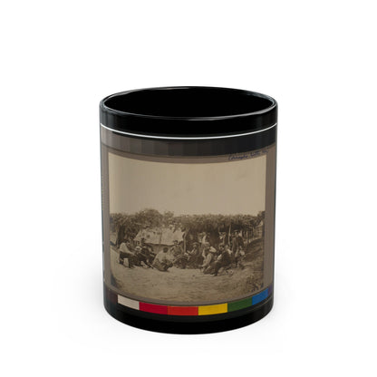 General Willcox's Headquarters, In Front Of Petersburg, Va. (U.S. Civil War) Black Coffee Mug-11oz-The Sticker Space