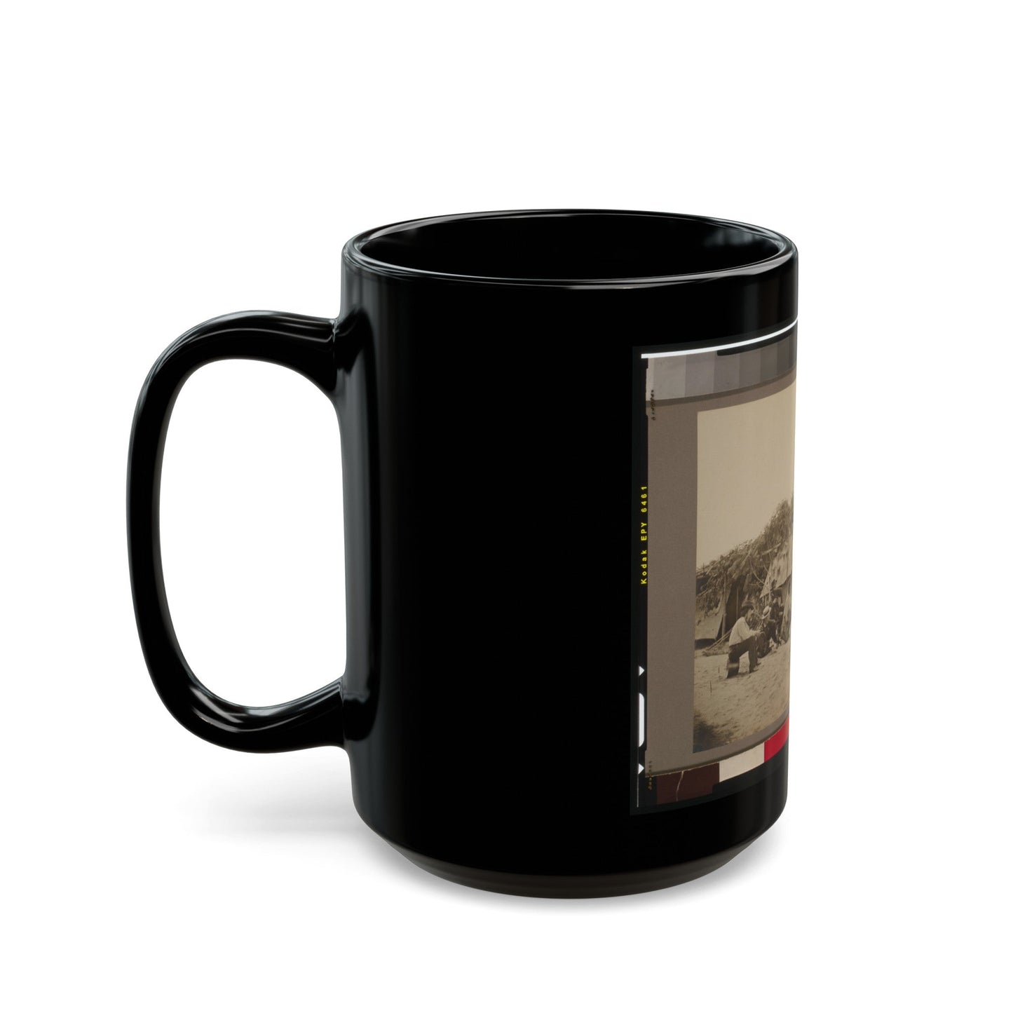 General Willcox's Headquarters, In Front Of Petersburg, Va. (U.S. Civil War) Black Coffee Mug-The Sticker Space