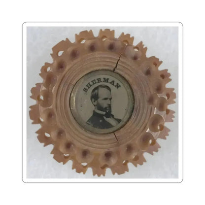 General William Tecumseh Sherman (U.S. Civil War) STICKER Vinyl Kiss-Cut Decal 4 Inch White - The Sticker Space