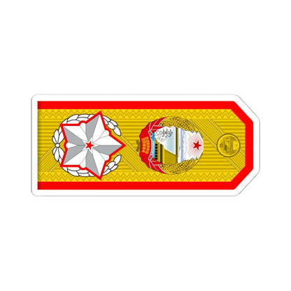 Generalissimo rank insignia North Korea (Korea) (Military Rank) STICKER Vinyl Kiss-Cut Decal 6 Inch White - The Sticker Space
