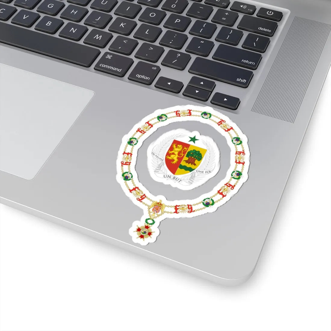 Generic Coat of Arms of Presidents of Senegal Order of Isabella the Catholic (Senegal) (Coat of Arms) STICKER Vinyl Kiss-Cut Decal - The Sticker Space