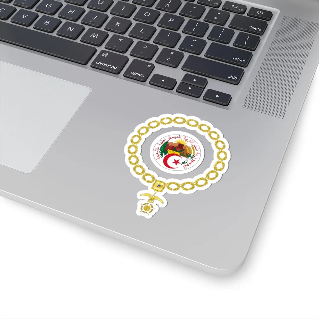 Generic Coat of Arms of the President of Algeria Chilean Order of Merit (Algeria) (Coat of Arms) STICKER Vinyl Kiss-Cut Decal - The Sticker Space