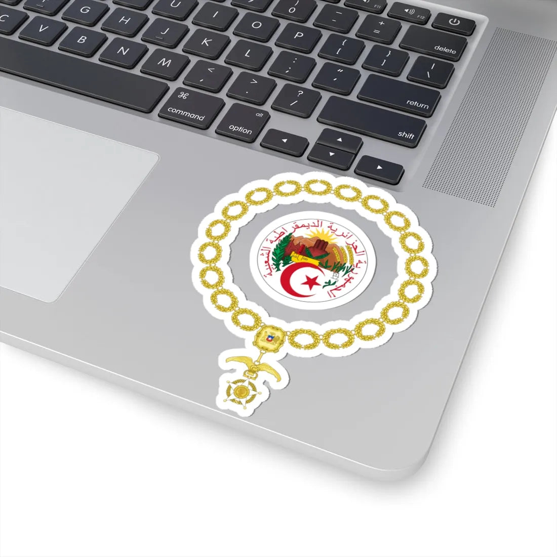 Generic Coat of Arms of the President of Algeria Chilean Order of Merit (Algeria) (Coat of Arms) STICKER Vinyl Kiss-Cut Decal - The Sticker Space