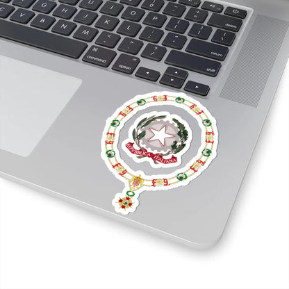 Generic Emblem of Italy Order of Isabella the Catholic (Italy) (Coat of Arms) STICKER Vinyl Kiss-Cut Decal - The Sticker Space