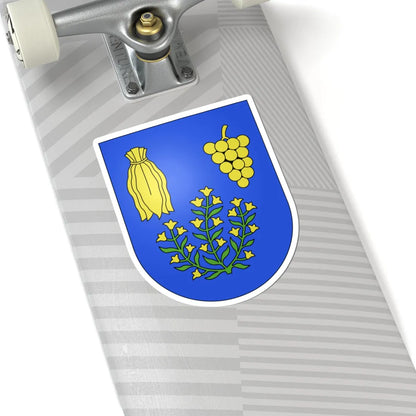 Genestrerio-coat of arms (Switzerland) (Coat of Arms) STICKER Vinyl Kiss-Cut Decal - The Sticker Space