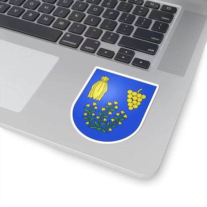 Genestrerio-coat of arms (Switzerland) (Coat of Arms) STICKER Vinyl Kiss-Cut Decal - The Sticker Space