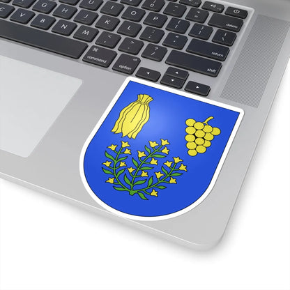 Genestrerio-coat of arms (Switzerland) (Coat of Arms) STICKER Vinyl Kiss-Cut Decal - The Sticker Space