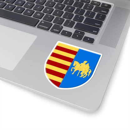 Genk wapen1 (Belgium) (Coat of Arms) STICKER Vinyl Kiss-Cut Decal - The Sticker Space