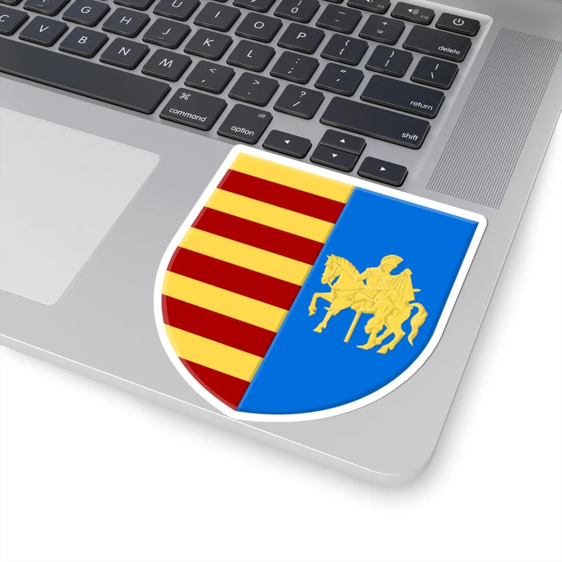 Genk wapen1 (Belgium) (Coat of Arms) STICKER Vinyl Kiss-Cut Decal - The Sticker Space