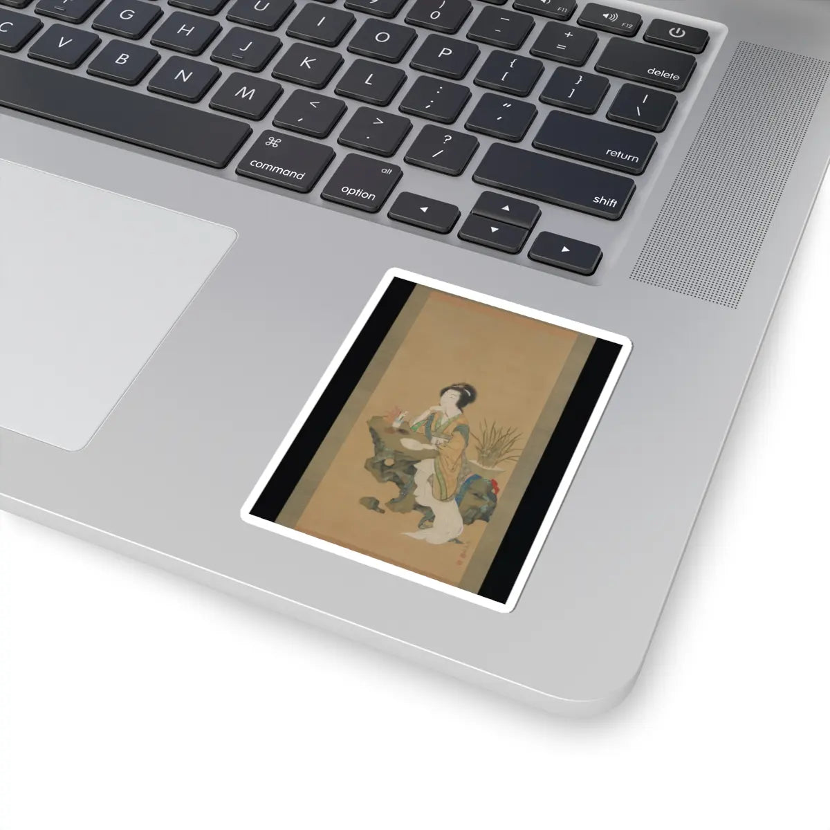 Genki (Komai Ki) - Yanji with Orchids and Yang Guifei with Peonies - 1785 v3 - STICKER Vinyl Kiss-Cut Decal