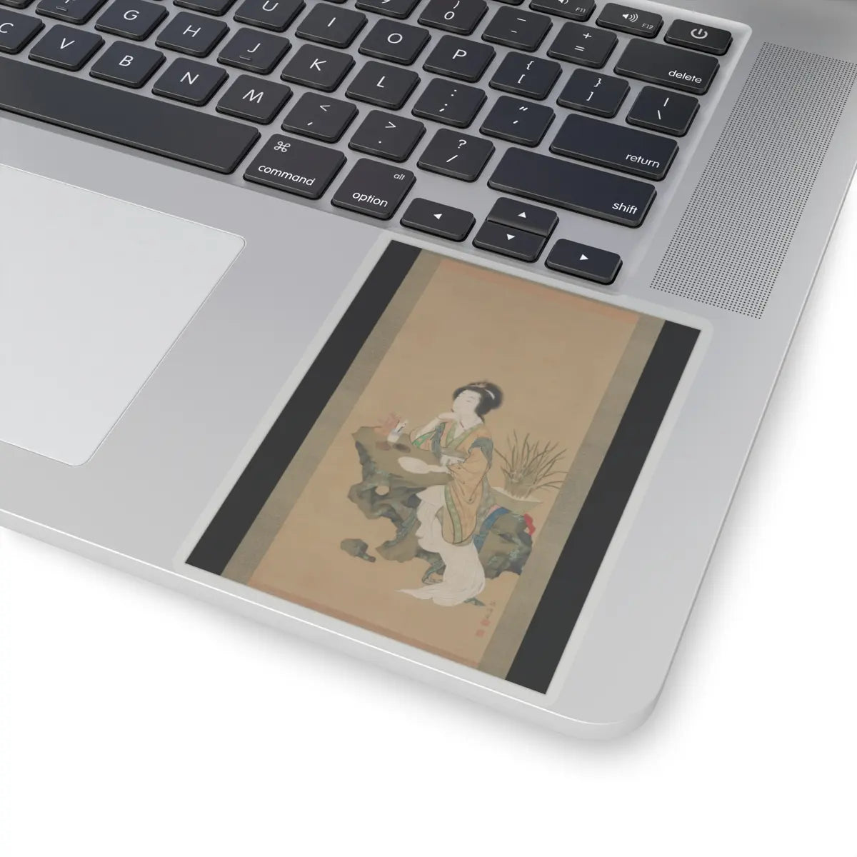 Genki (Komai Ki) - Yanji with Orchids and Yang Guifei with Peonies - 1785 v3 - STICKER Vinyl Kiss-Cut Decal