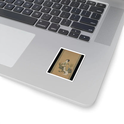 Genki (Komai Ki) - Yanji with Orchids and Yang Guifei with Peonies - 1785 v3 - STICKER Vinyl Kiss-Cut Decal