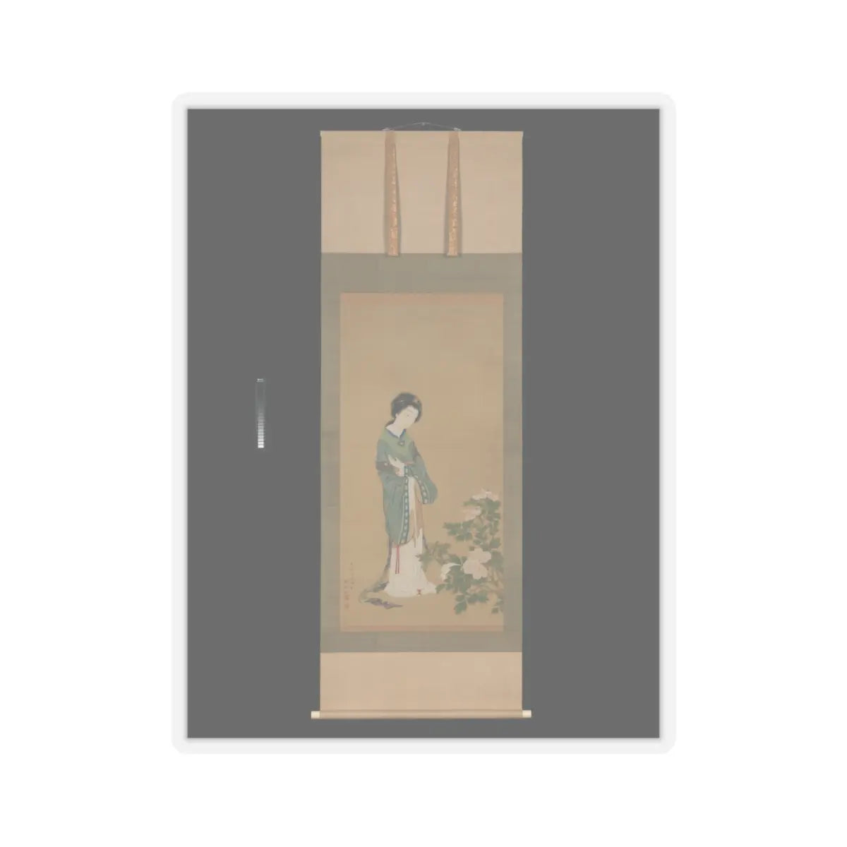 Genki (Komai Ki) - Yanji with Orchids and Yang Guifei with Peonies - 1785 v4 - STICKER Vinyl Kiss-Cut Decal