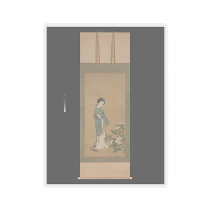 Genki (Komai Ki) - Yanji with Orchids and Yang Guifei with Peonies - 1785 v4 - STICKER Vinyl Kiss-Cut Decal