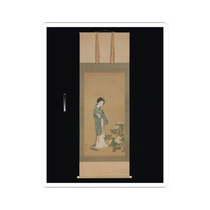 Genki (Komai Ki) - Yanji with Orchids and Yang Guifei with Peonies - 1785 v4 - STICKER Vinyl Kiss-Cut Decal