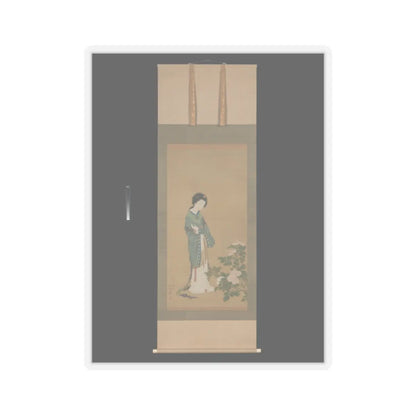 Genki (Komai Ki) - Yanji with Orchids and Yang Guifei with Peonies - 1785 v4 - STICKER Vinyl Kiss-Cut Decal