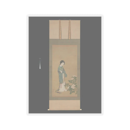 Genki (Komai Ki) - Yanji with Orchids and Yang Guifei with Peonies - 1785 v4 - STICKER Vinyl Kiss-Cut Decal