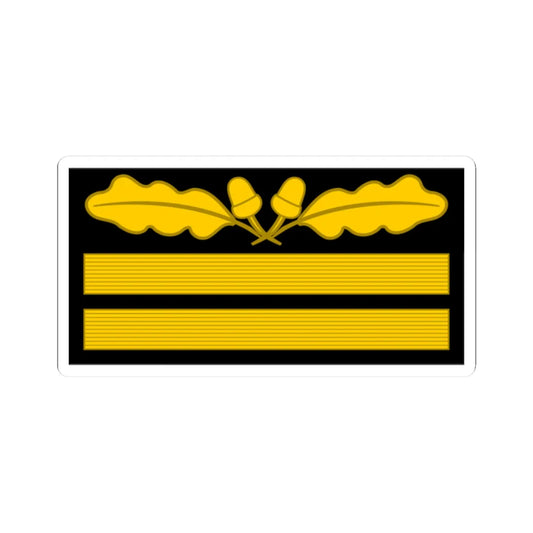 GenLt Gruf OF7 cam slv 1945 (Germany) (Military Rank) STICKER Vinyl Kiss-Cut Decal 2 Inch White - The Sticker Space