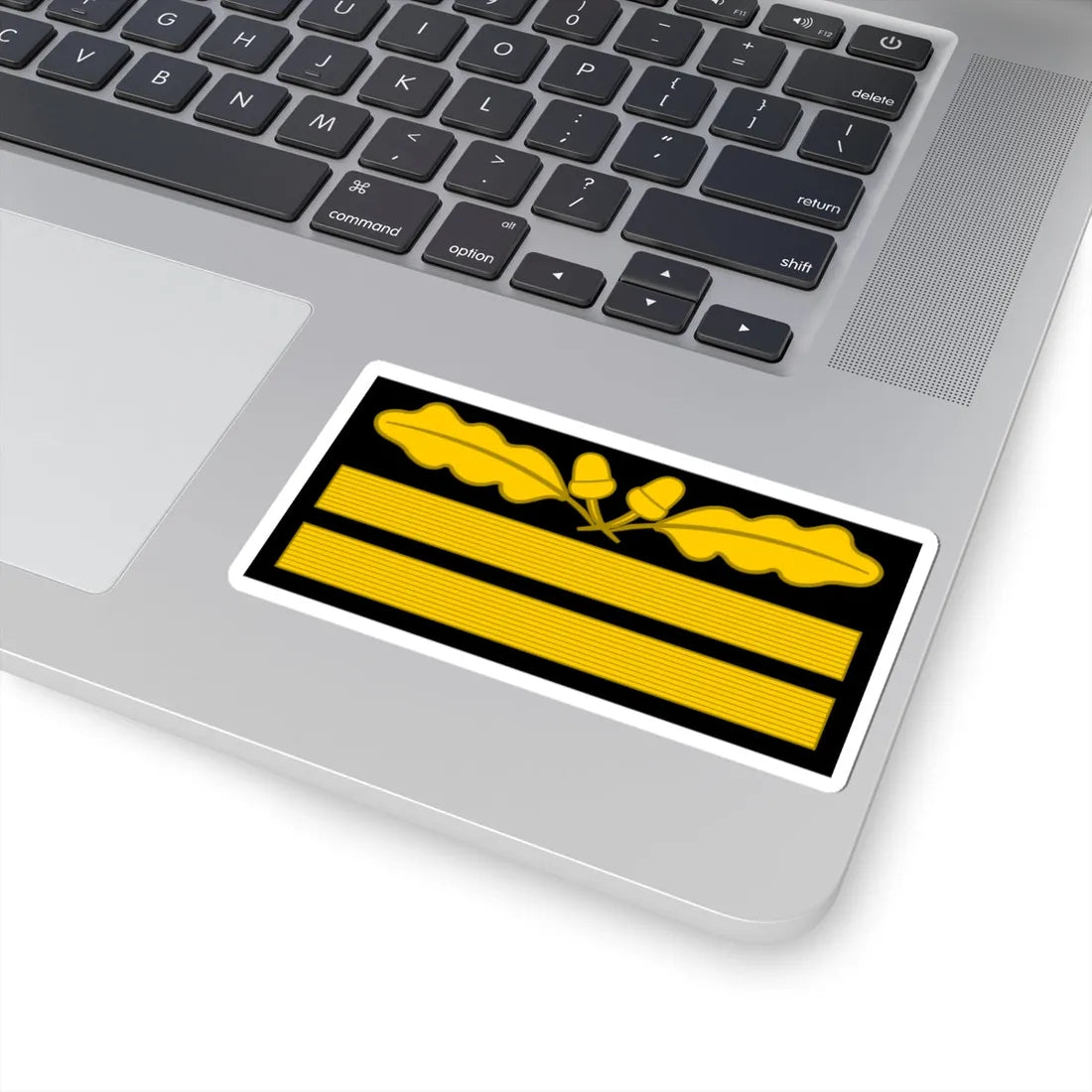 GenLt Gruf OF7 cam slv 1945 (Germany) (Military Rank) STICKER Vinyl Kiss-Cut Decal - The Sticker Space