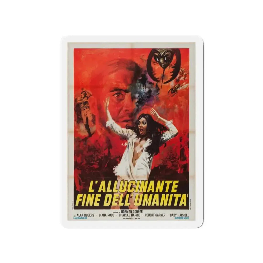 GENOCIDE Movie Poster - Refrigerator Magnet 3 Inch - The Sticker Space