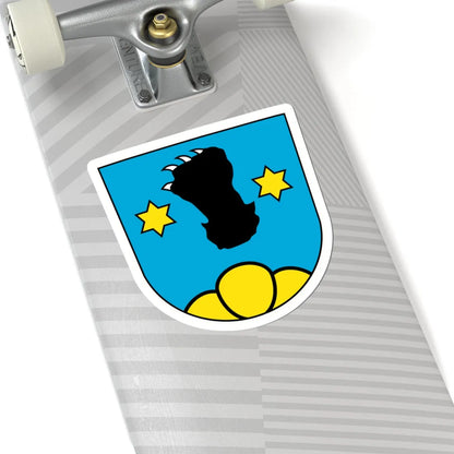 Genossame-wangen wappen bruhin (Switzerland) (Coat of Arms) STICKER Vinyl Kiss-Cut Decal - The Sticker Space