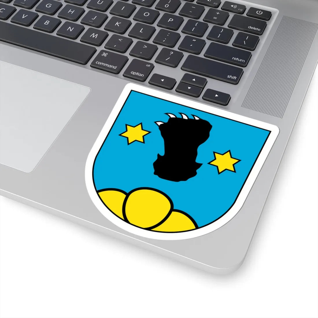 Genossame-wangen wappen bruhin (Switzerland) (Coat of Arms) STICKER Vinyl Kiss-Cut Decal - The Sticker Space