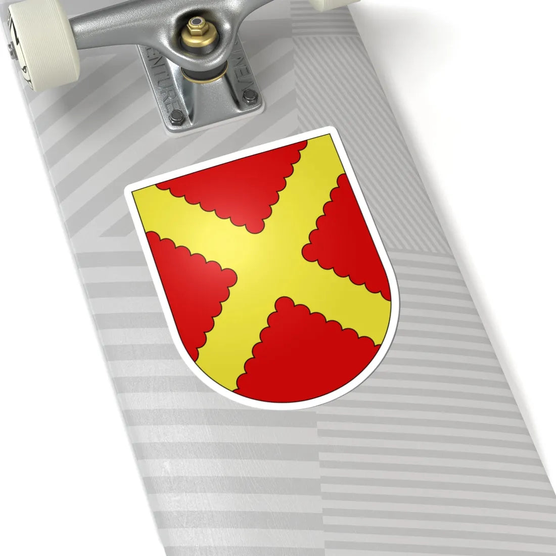 Genthod-coat of arms (Switzerland) (Coat of Arms) STICKER Vinyl Kiss-Cut Decal - The Sticker Space