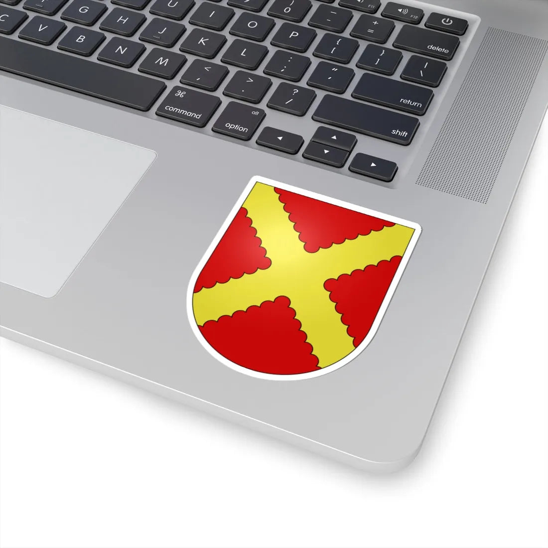 Genthod-coat of arms (Switzerland) (Coat of Arms) STICKER Vinyl Kiss-Cut Decal - The Sticker Space