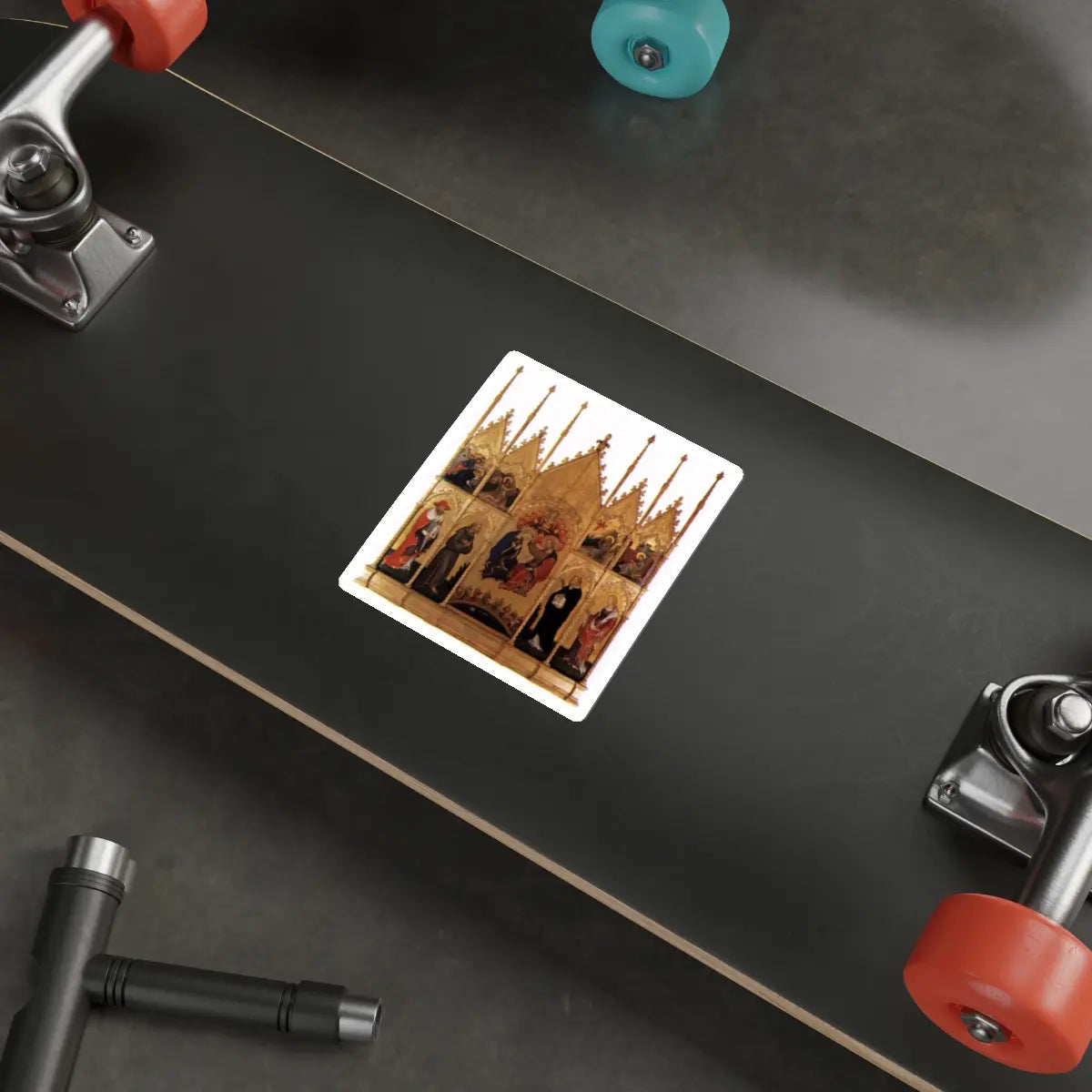 SKU:16785350614093892429 Sticker types:White Shape:Die-Cut Sizes:4" × 4"