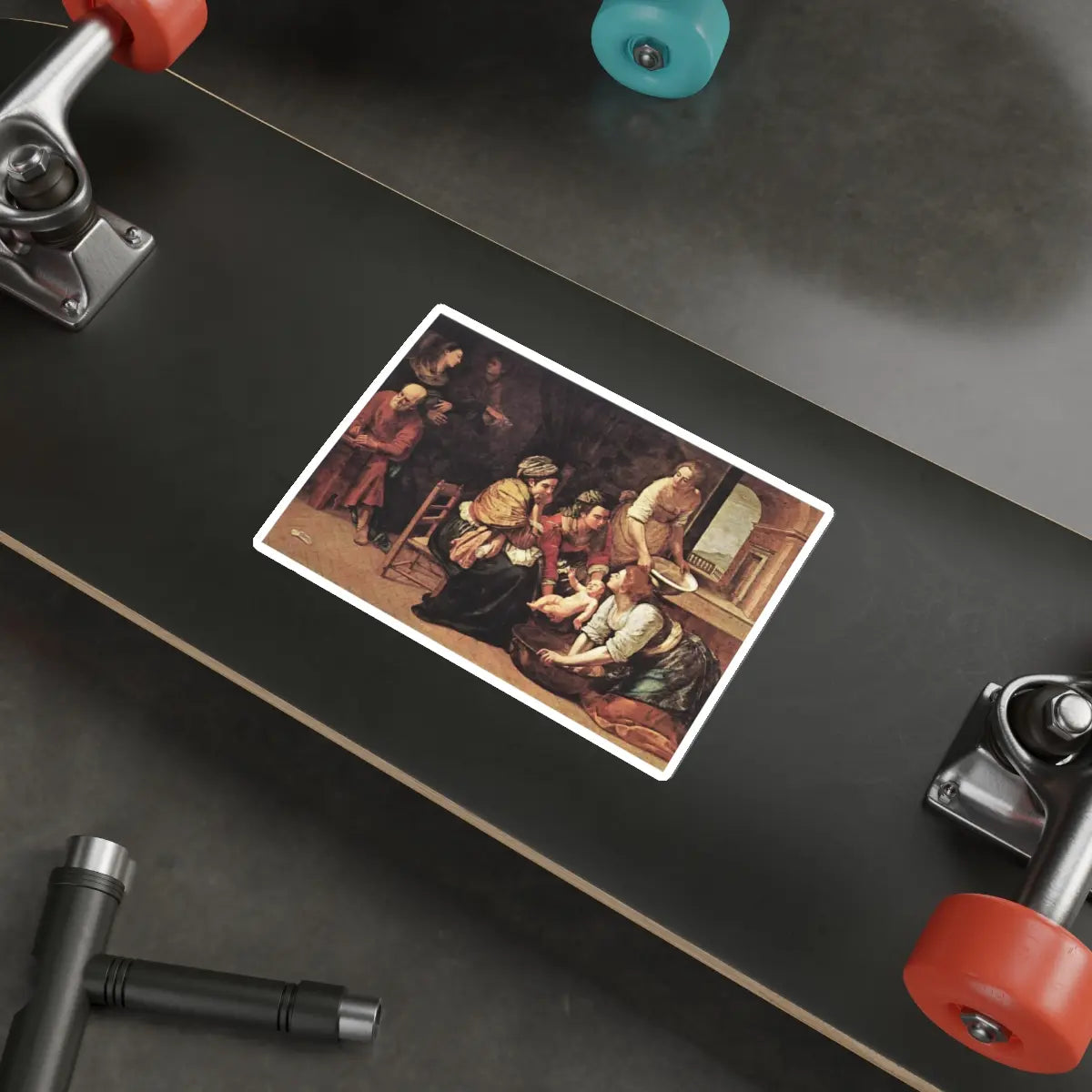 SKU:21542569679645724002 Sticker types:White Shape:Die-Cut Sizes:6" × 6"