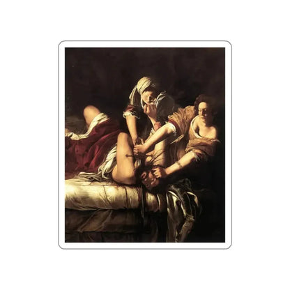 GENTILESCHI, Artemisia - Judith Beheading Holofernes2 (Artwork) STICKER Vinyl Die-Cut Decal - The Sticker Space