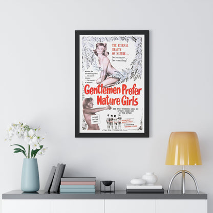 GENTLEMEN PREFER NATURE GIRLS 1963 - Framed Movie Poster-The Sticker Space