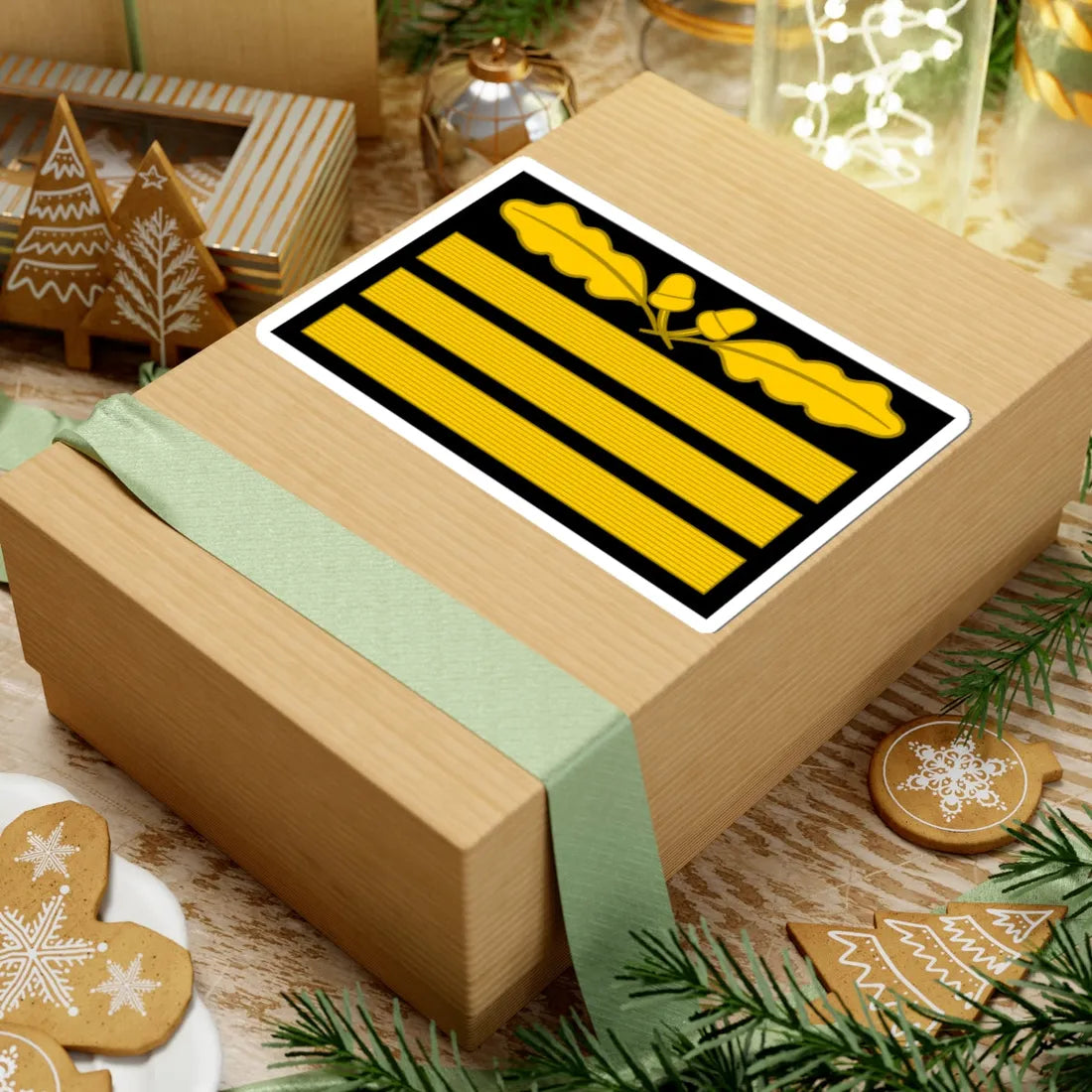 GenWaGtg Ogruf OF8 cam slv 1945 (Germany) (Military Rank) STICKER Vinyl Kiss-Cut Decal - The Sticker Space