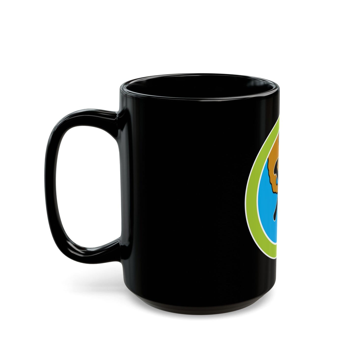 Geology (Boy Scout Merit Badge) Black Coffee Mug-The Sticker Space