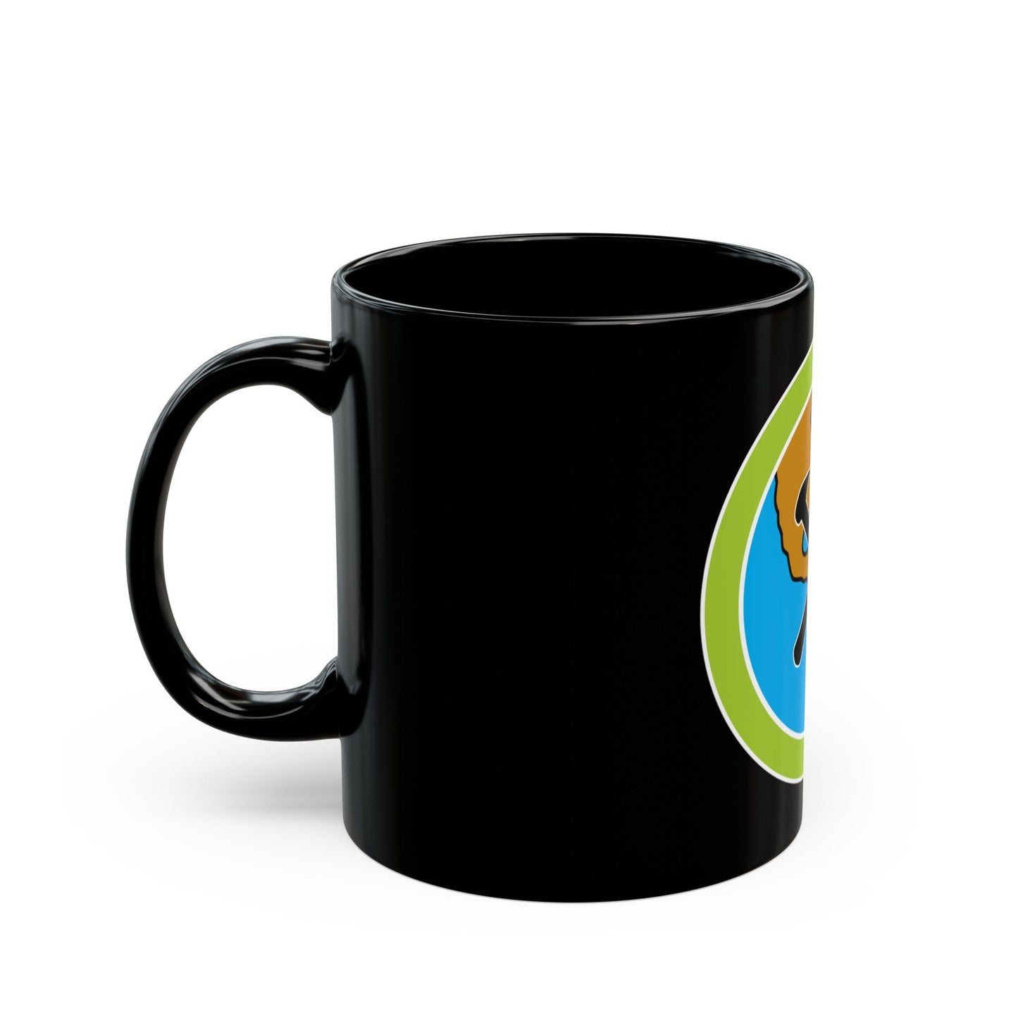 Geology (Boy Scout Merit Badge) Black Coffee Mug-The Sticker Space