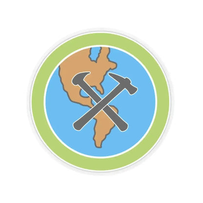 Geology (Boy Scout Merit Badge) STICKER Vinyl Kiss-Cut Decal 2 Inch Transparent - The Sticker Space