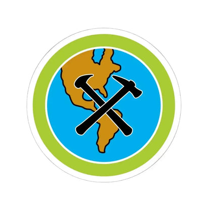 Geology (Boy Scout Merit Badge) STICKER Vinyl Kiss-Cut Decal 6 Inch White - The Sticker Space