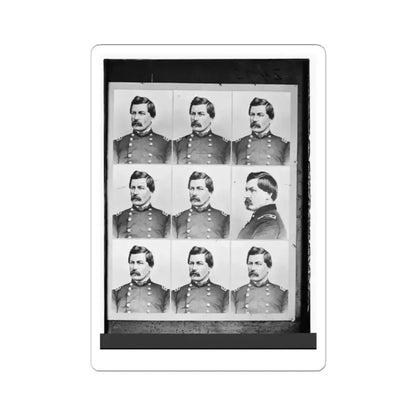 George B. Mcclellan 007 (U.S. Civil War) STICKER Vinyl Kiss-Cut Decal 2 Inch White - The Sticker Space