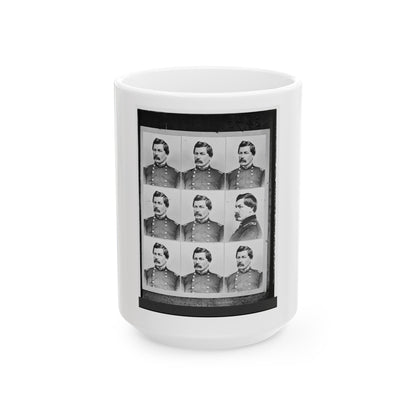 George B. Mcclellan 007 (U.S. Civil War) White Coffee Mug-15oz-The Sticker Space