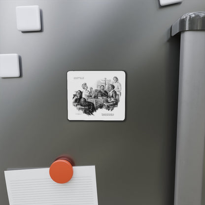 George Brehm illustration (Magazine Illustration) Refrigerator Magnet-The Sticker Space