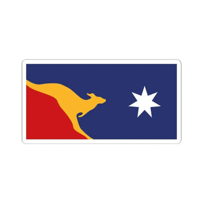 George Margaritis Proposal 1999 Australian Flag Proposal (Australia) STICKER Vinyl Kiss-Cut Decal 2 Inch White - The Sticker Space