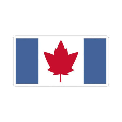 George Matthias Bist Proposal Flag of Canada 1964 (Canada) STICKER Vinyl Kiss-Cut Decal 2 Inch White - The Sticker Space