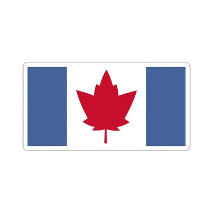 George Matthias Bist Proposal Flag of Canada 1964 (Canada) STICKER Vinyl Kiss-Cut Decal 3 Inch White - The Sticker Space