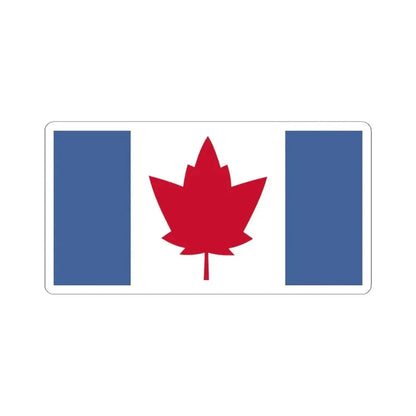 George Matthias Bist Proposal Flag of Canada 1964 (Canada) STICKER Vinyl Kiss-Cut Decal 4 Inch White - The Sticker Space