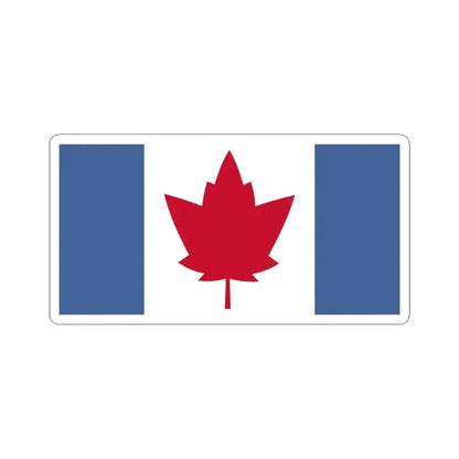 George Matthias Bist Proposal Flag of Canada 1964 (Canada) STICKER Vinyl Kiss-Cut Decal 6 Inch White - The Sticker Space