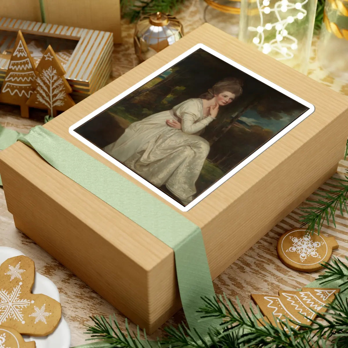 SKU:TSS-STICK-GRGRMN-6X6-2 Sizes:6" × 6" Types:White