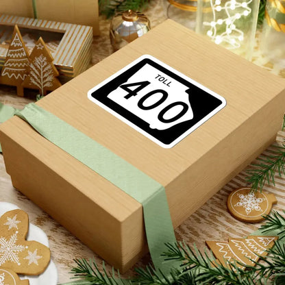 Georgia 400 Toll (Georgia) (Road Sign) STICKER Vinyl Kiss-Cut Decal - The Sticker Space