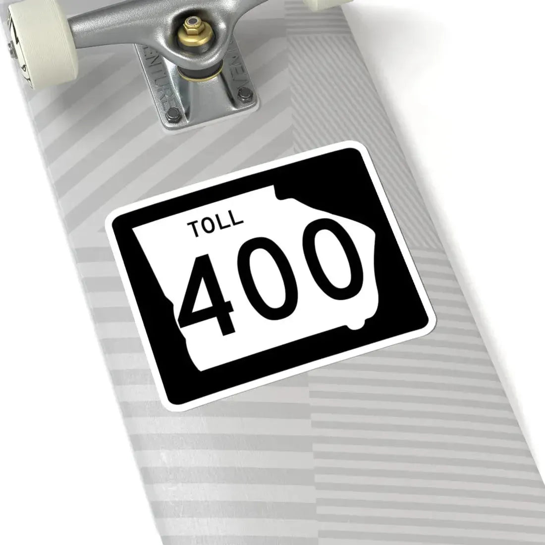 Georgia 400 Toll (Georgia) (Road Sign) STICKER Vinyl Kiss-Cut Decal - The Sticker Space
