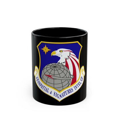 Geospatial and Signatures Intelligence Group (U.S. Air Force) Black Coffee Mug-11oz-The Sticker Space