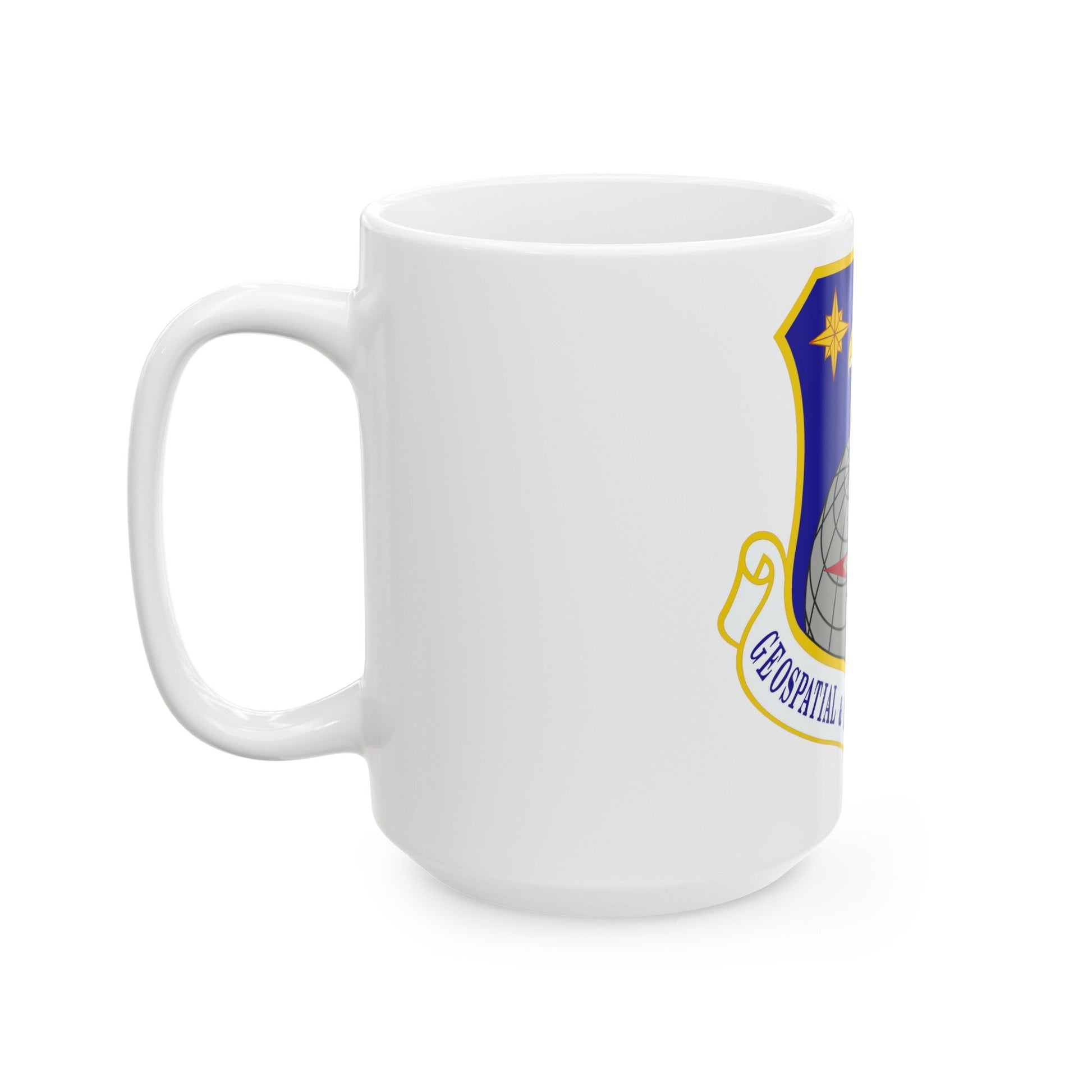 Geospatial and Signatures Intelligence Group (U.S. Air Force) White Coffee Mug-The Sticker Space